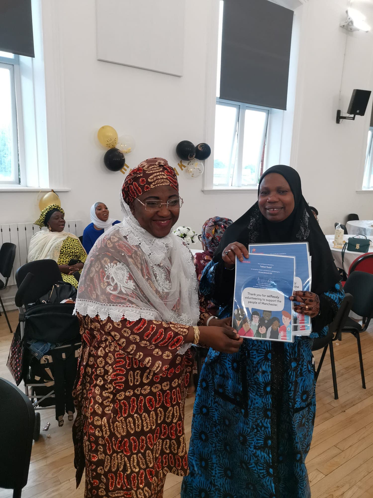 Volunteer training session